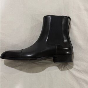 Tom Ford Black Leather Men's Boots